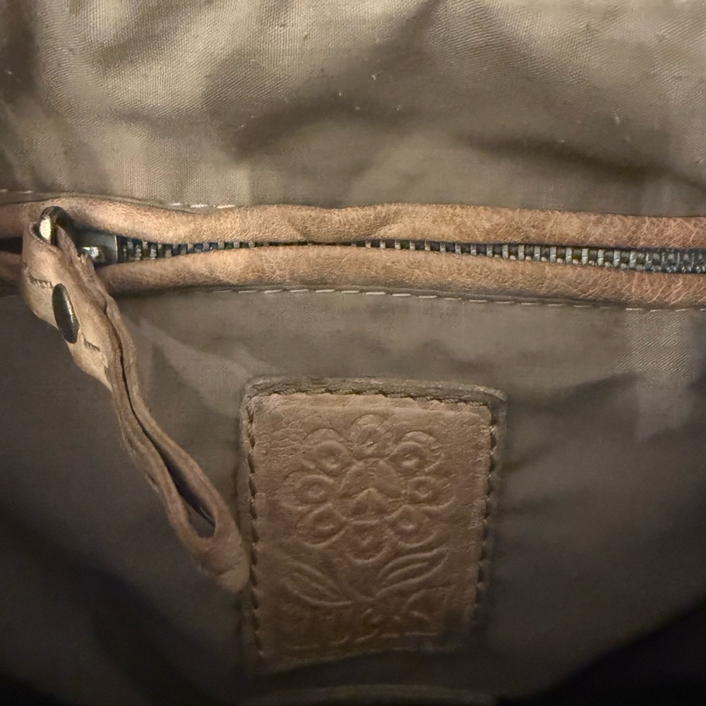 Lucky Brand Brown Ruffled Crossbody Bag - Picture 3 of 7